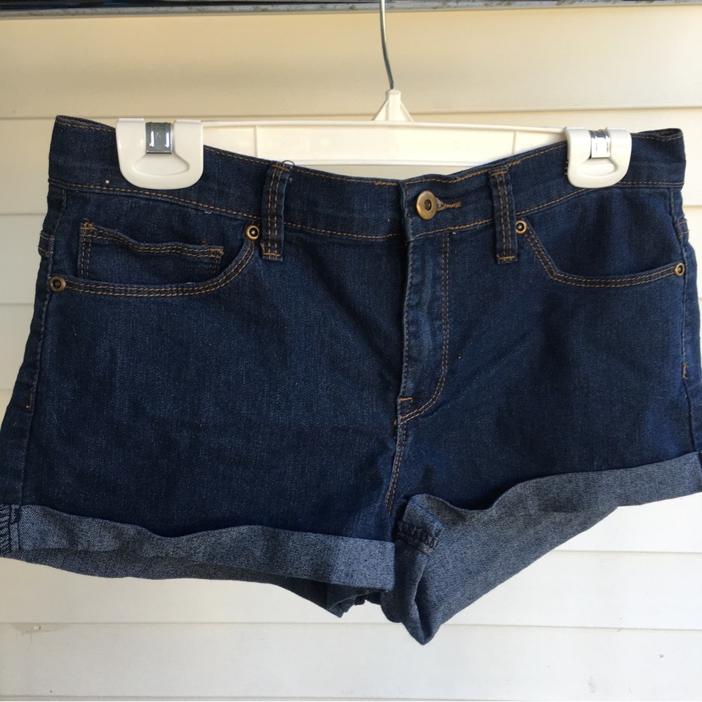 Forever 21 Cuffed Blue Jeans Shorts Sz 29